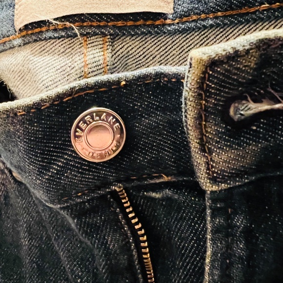 Everlane Organic Cotton Selvedge Slim Fit Jeans – Deep Indigo – 30x32 - Picture 3 of 6